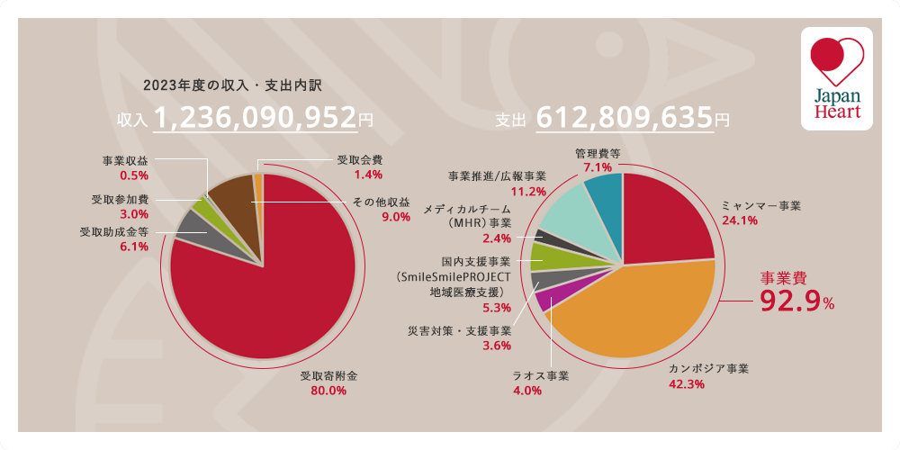 2023年度 海外での治療件数