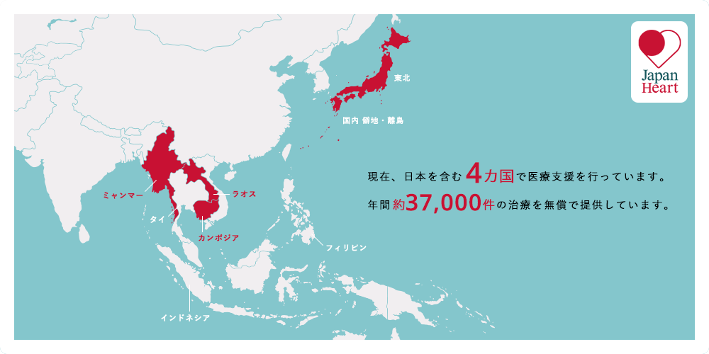 ジャパンハートの活動実績